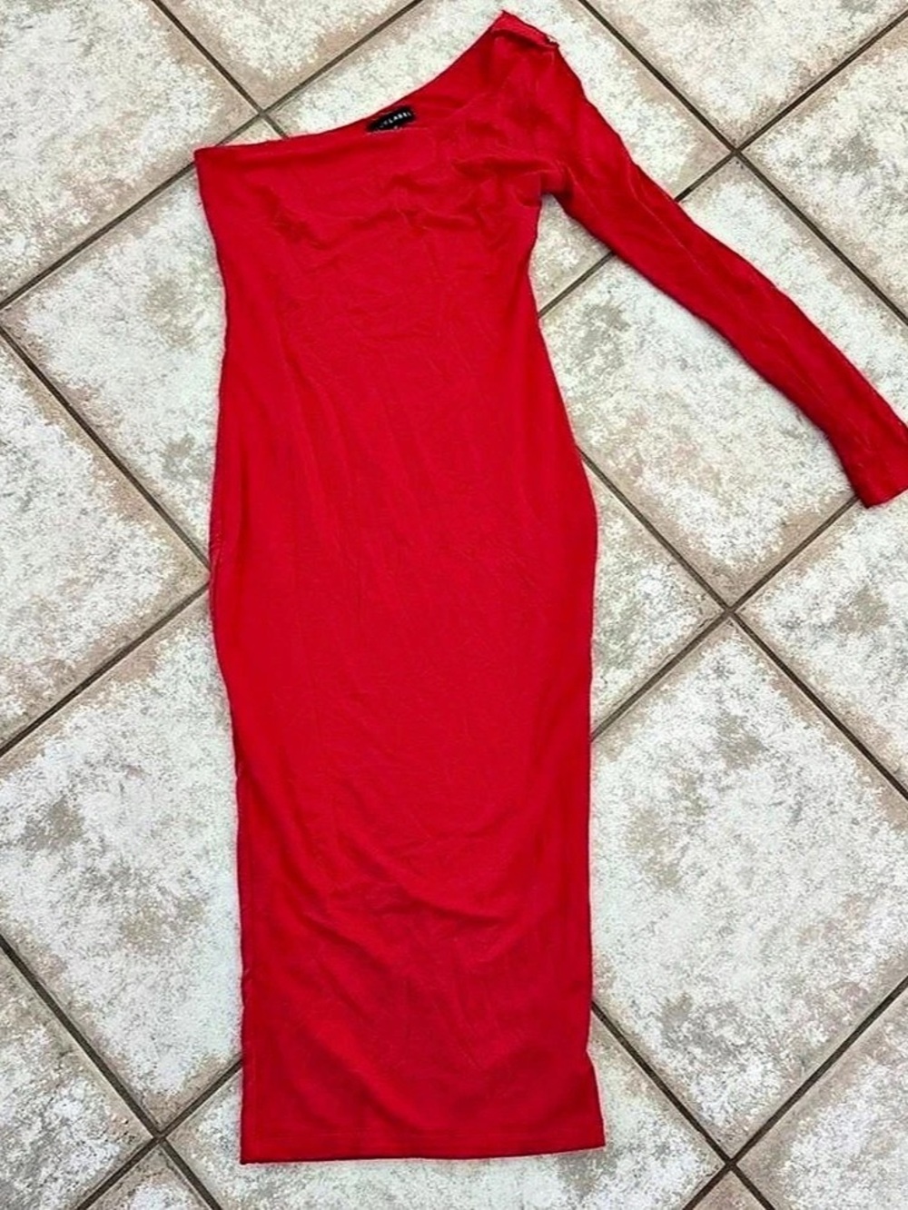 J LuxLabel Red Maxi Dress Size Medium Like New